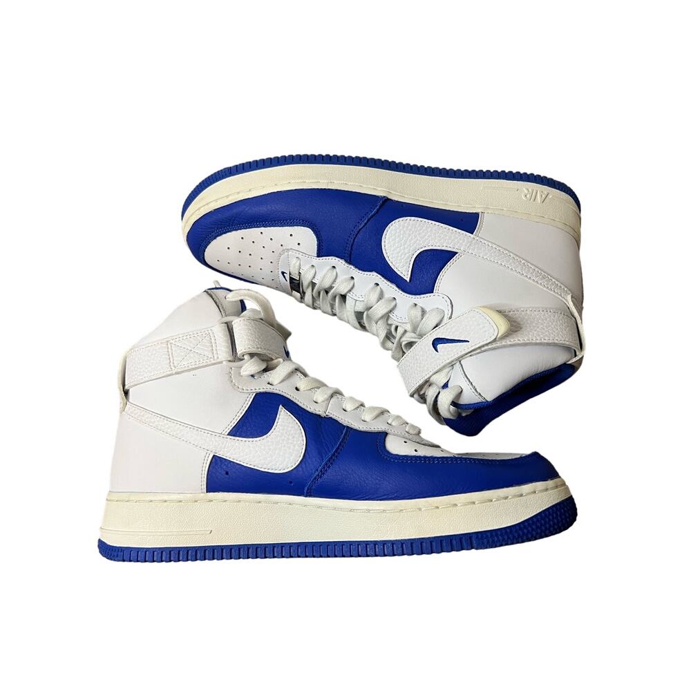 Nike Air Force 1 NBA 75th White Blue Sneakers Sz 11 L - Picture 7 of 14